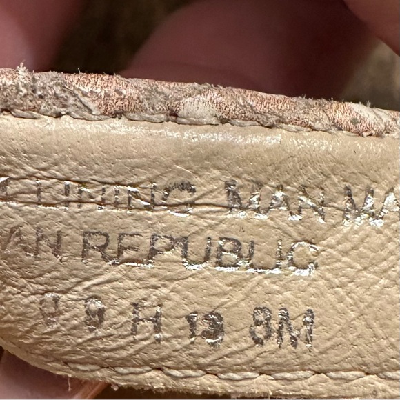 TORY BURCH Tan Leather THORA Thong Flip Flops - Picture 7 of 7